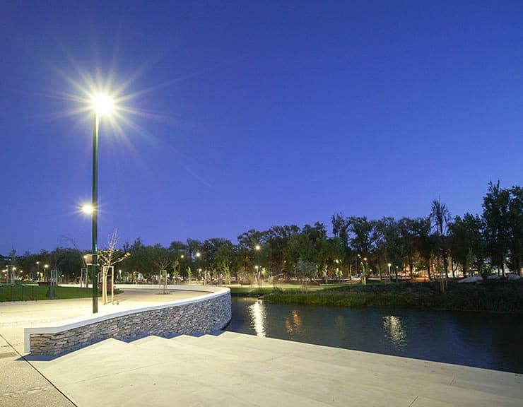 Проект паркового освещение
