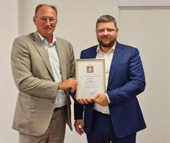 Директор «Светосервис-Подмосковье» получил Благодарность от Мособлдумы