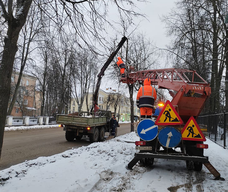 «Светосервис-ВН» на местном ТВ: об оперативном устранении последствий снегопадов