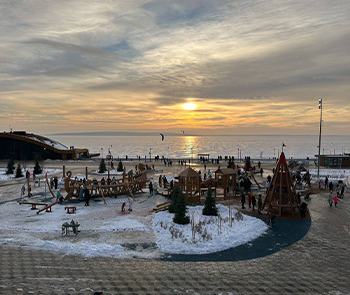 «Галеоны» и «Эвересты» на обновленной набережной в Тольятти